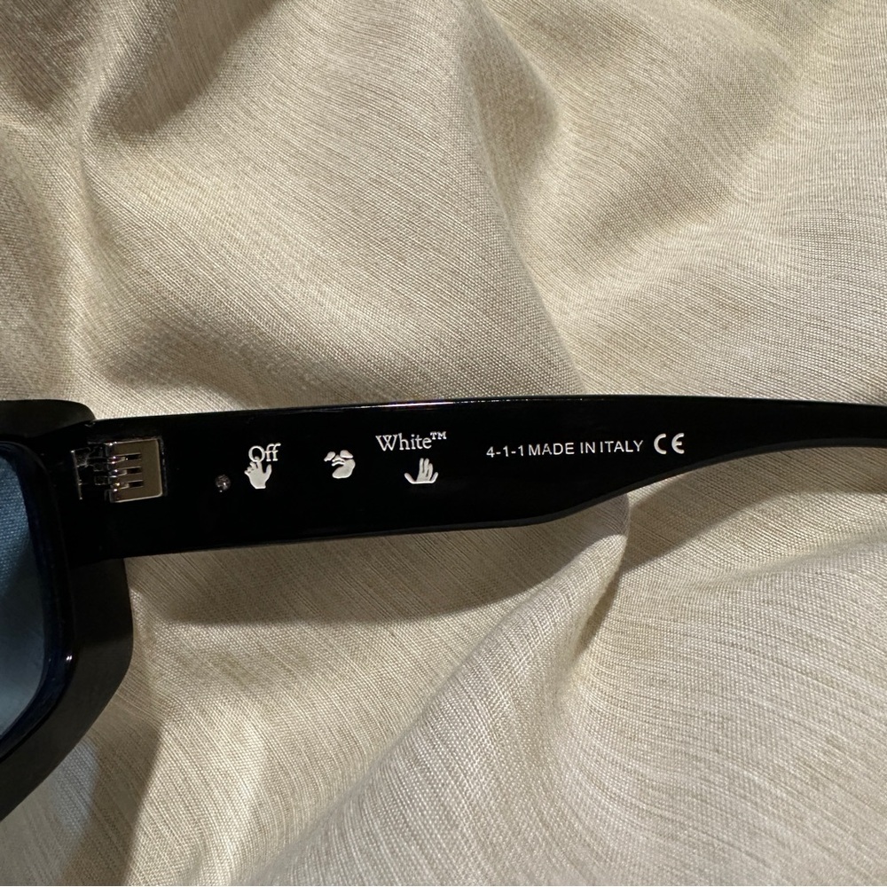 Off White Arthur Rectangle Sunglasses - image 6